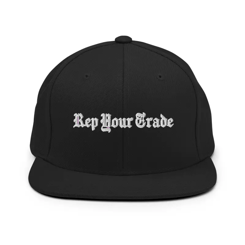 Rep Your Trade - Black/Red/Camo Snapback